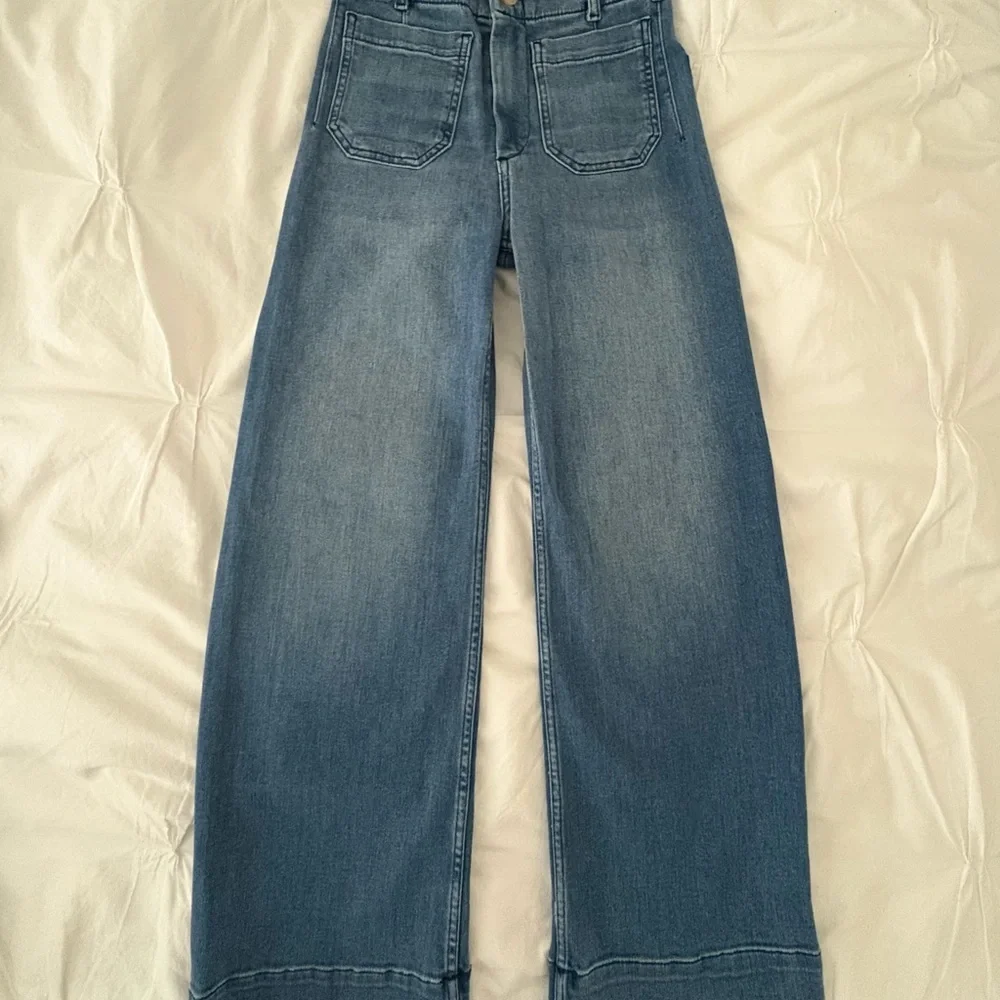 Anthropologie Colette Cropped High Rise wide leg by maeve -23P only worn once! - Picture 8 of 12